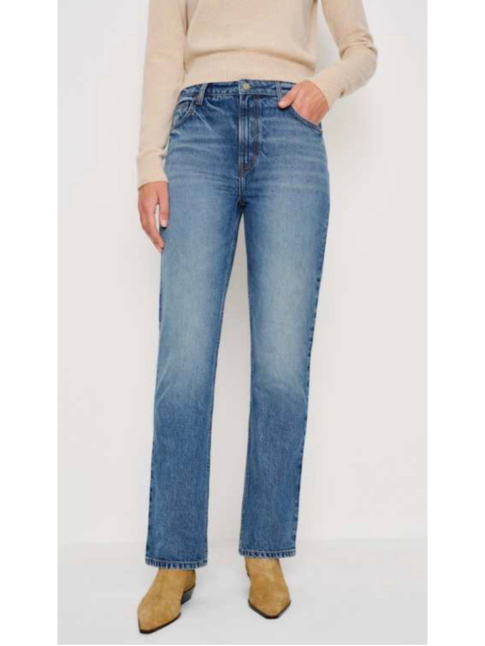 Reformation Jax Straight High Rise Jeans - Picture 3 of 5